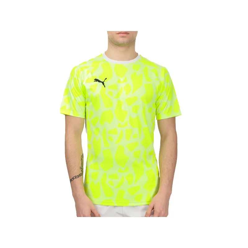 PUMA TEAMLIGA PADEL GRAPH MAGLIA PADEL TENNIS TRAINING - FAST YELLOW