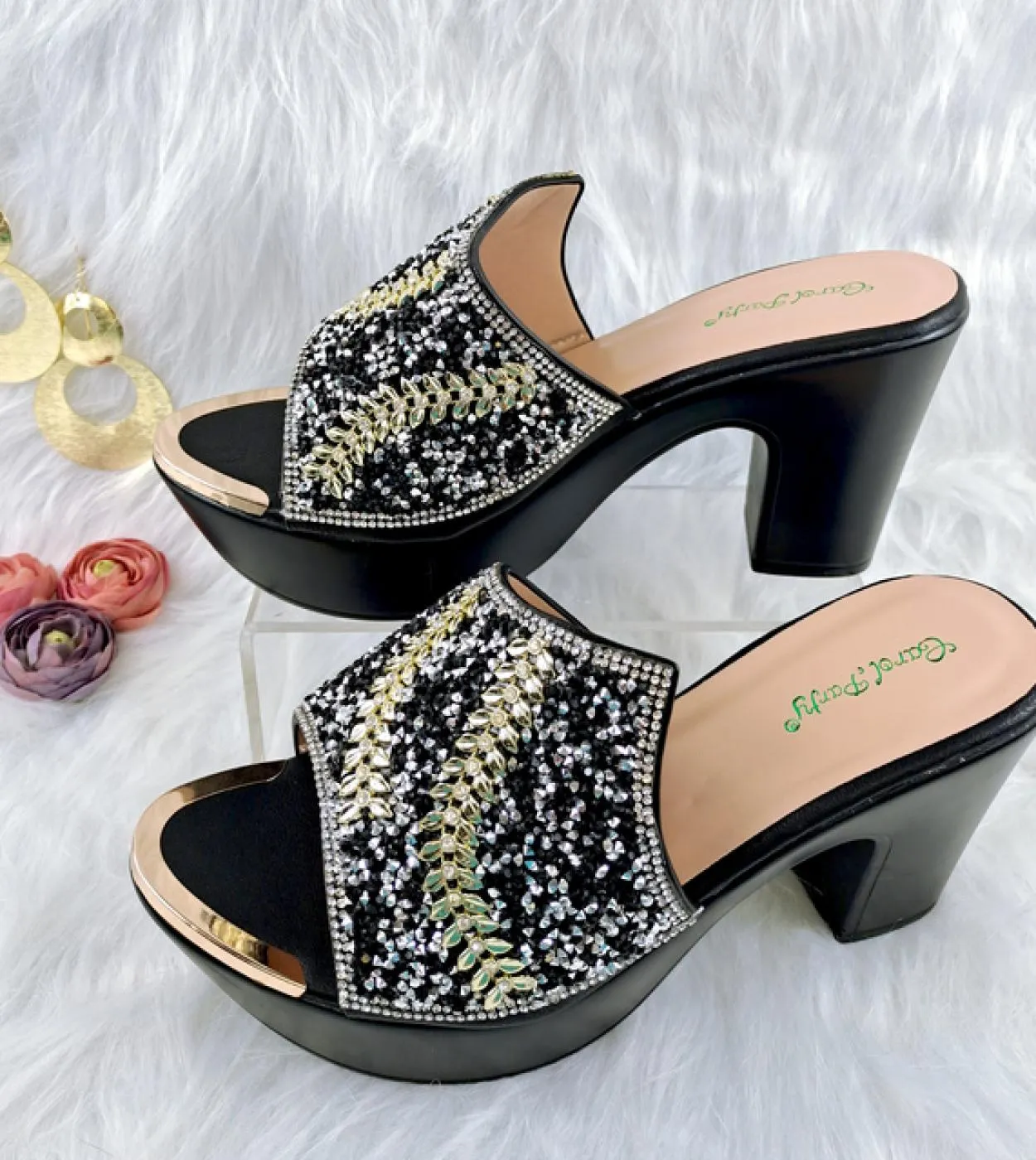 Qsgfc Scarpe Da Donna Leggere Di Colore Nero Scarpe Da Festa Di Nozze Reali E Scarpe Da Lavoro Da Borsa Scarpe Casual Comode Con