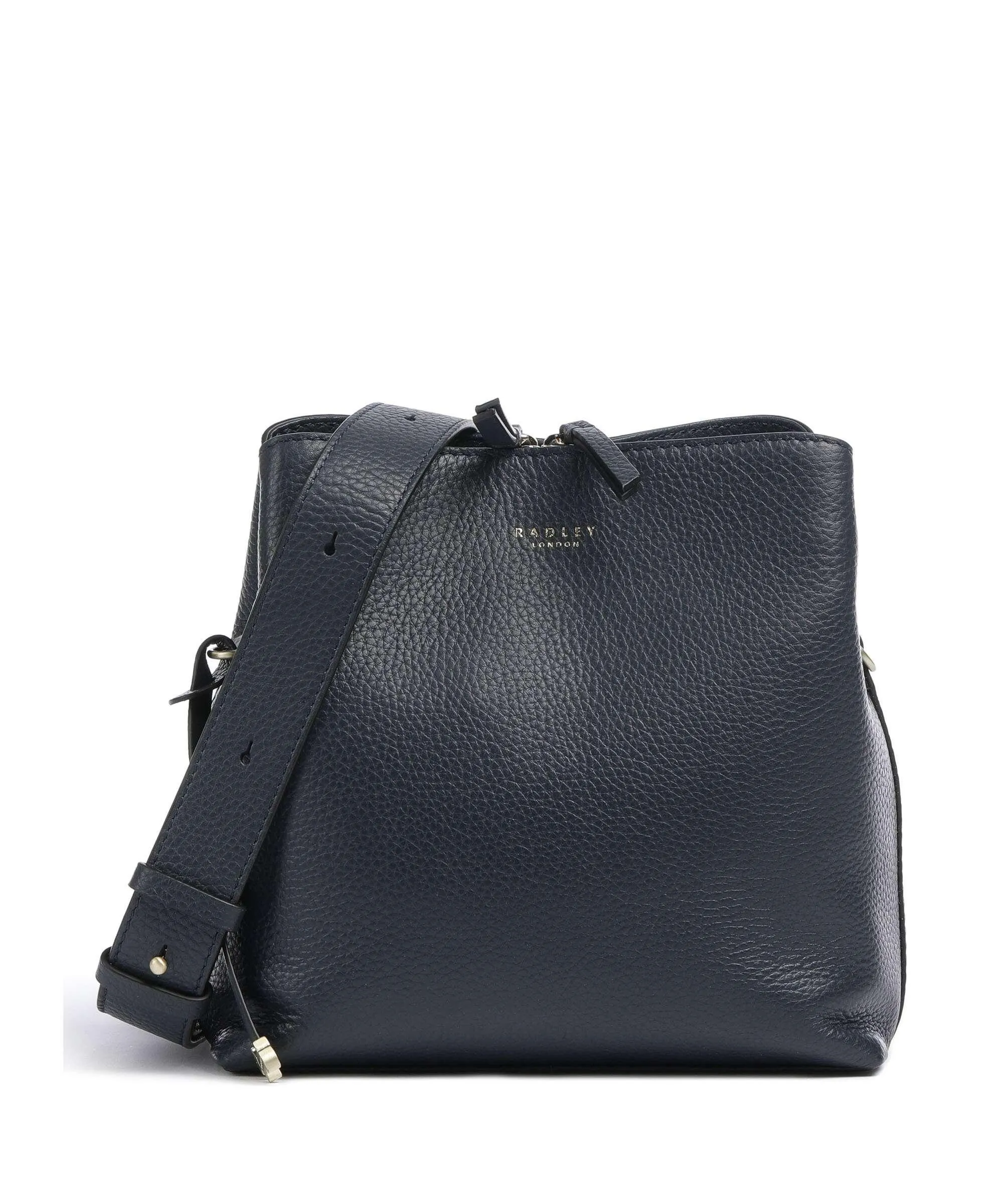  Radley London Dukes Place Borsa a tracolla pelle di vacchetta grana blu scuro  
