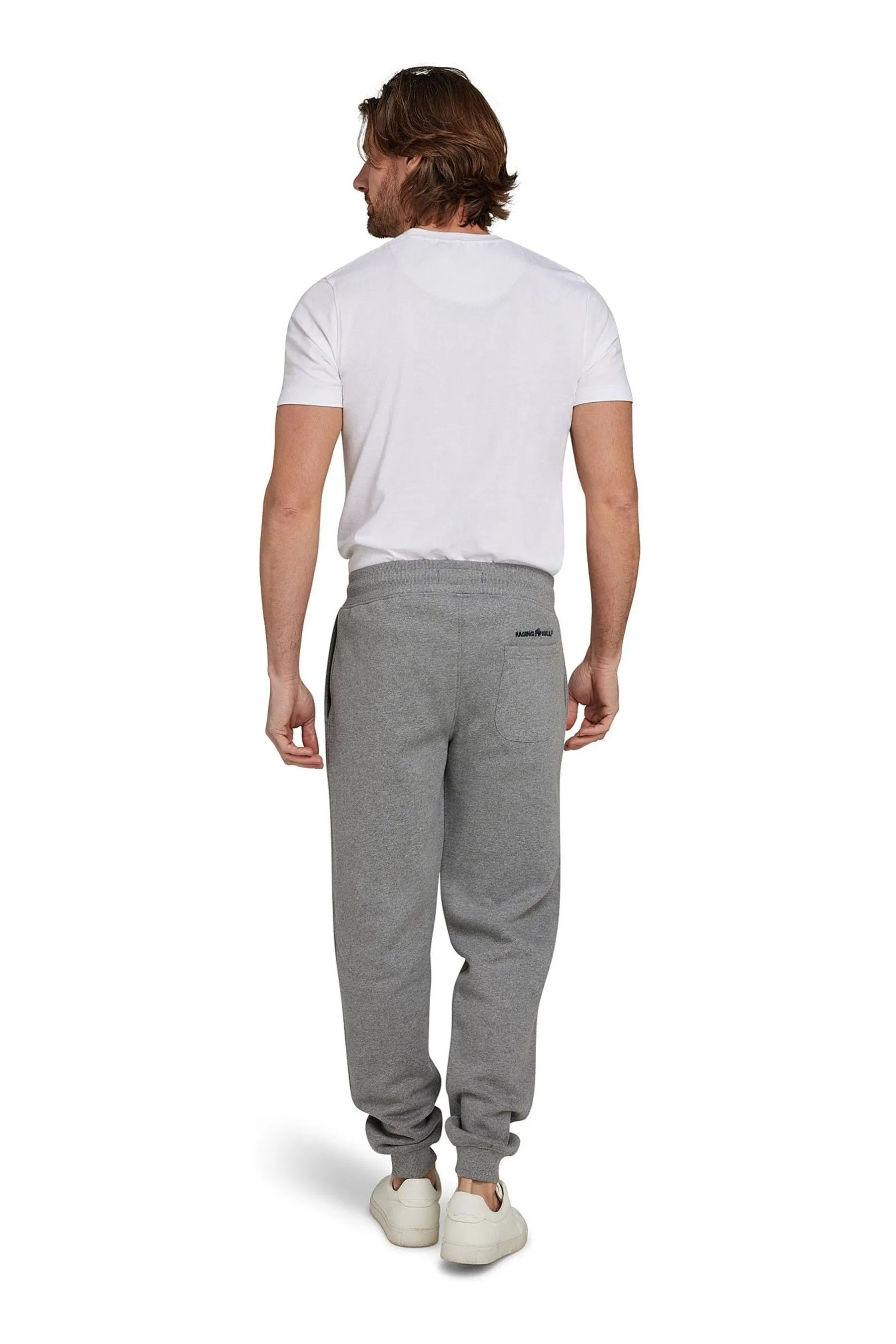 Raging Bull Grigio - Pantaloni della tuta con fondo aderente
