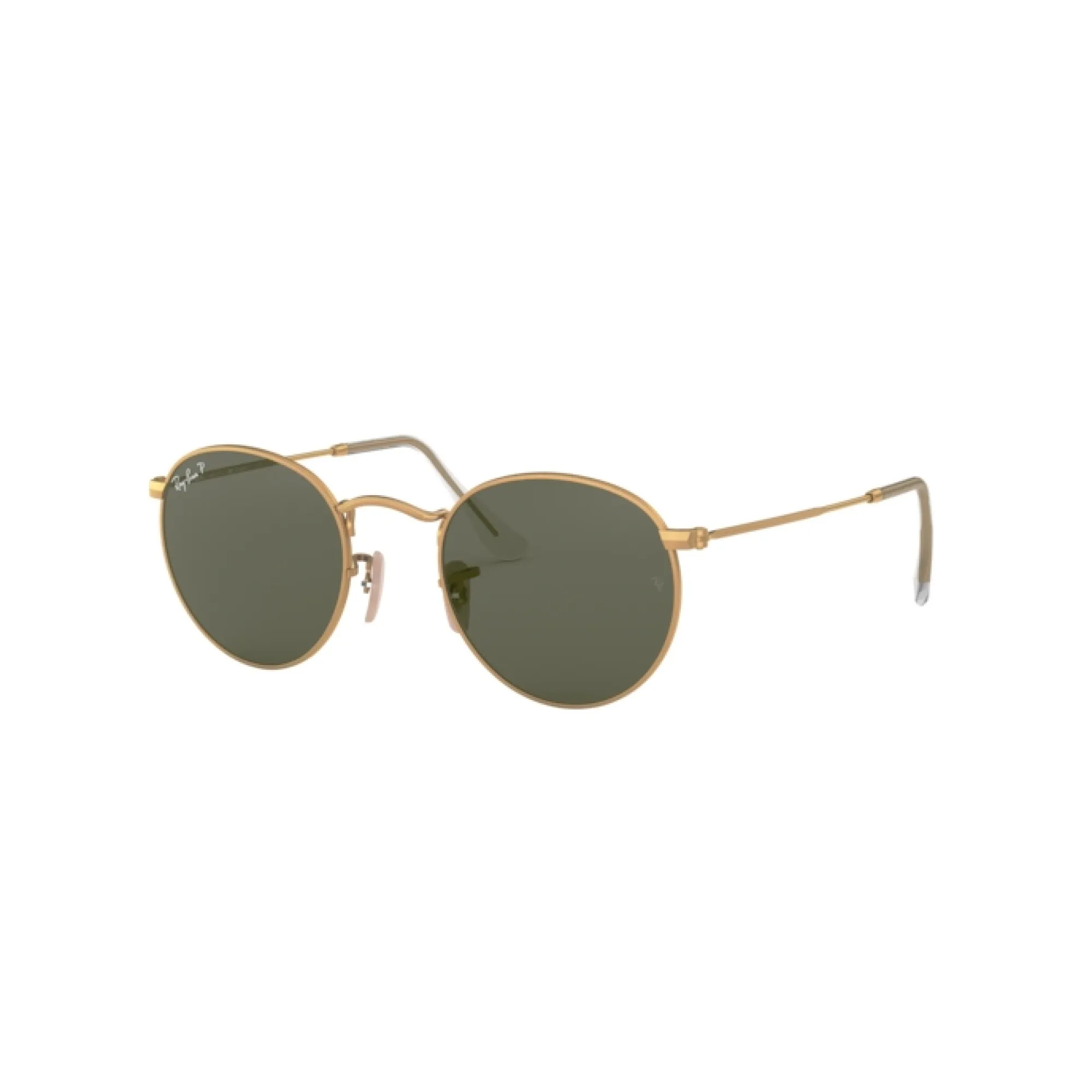   Ray-Ban RB 3447 Round Metal 112/58 Oro Opaco | Occhiale Da Sole Uomo 