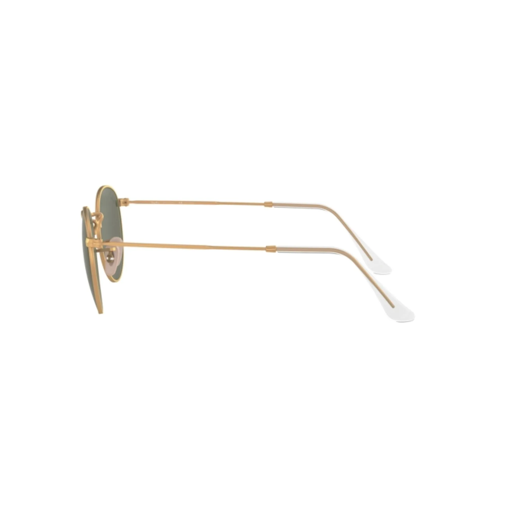   Ray-Ban RB 3447 Round Metal 112/58 Oro Opaco | Occhiale Da Sole Uomo 