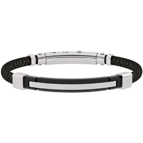 ROSSOAMANTE Bracciale uomo in acciaio