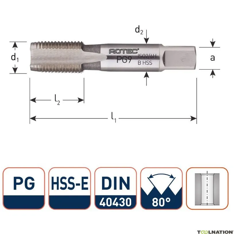 Rotec 345.2900 HSSE 800 M.Tap PG 29-16