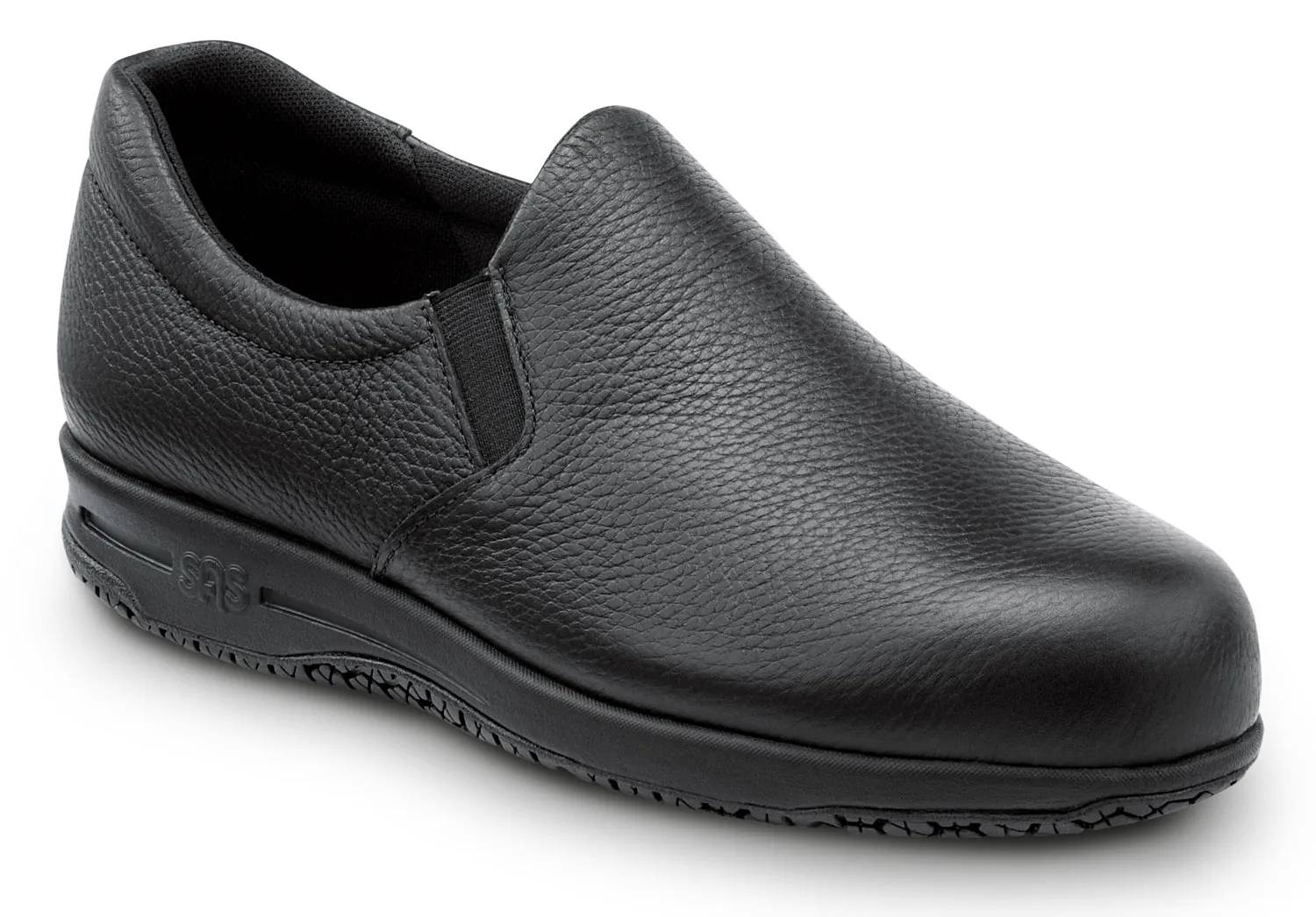 SAN ANTONIO SHOEMAKERS SAS Patriot, Women's, Black, Slip Resistant, Soft Toe, Slip On
