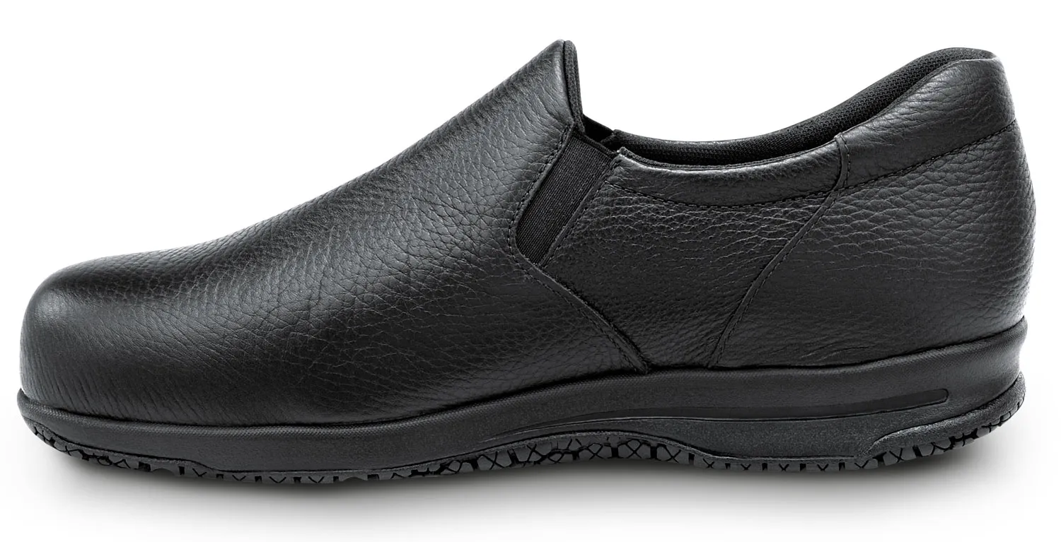 SAN ANTONIO SHOEMAKERS SAS Patriot, Women's, Black, Slip Resistant, Soft Toe, Slip On