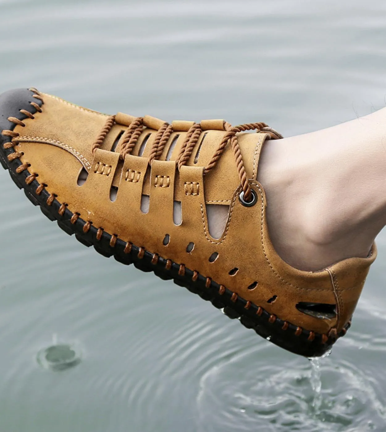 Sandali da uomo Comode scarpe casual da esterno 2023 Summer Beach Casual Walking Sneakers da uomo Sandali casual da spiaggia da