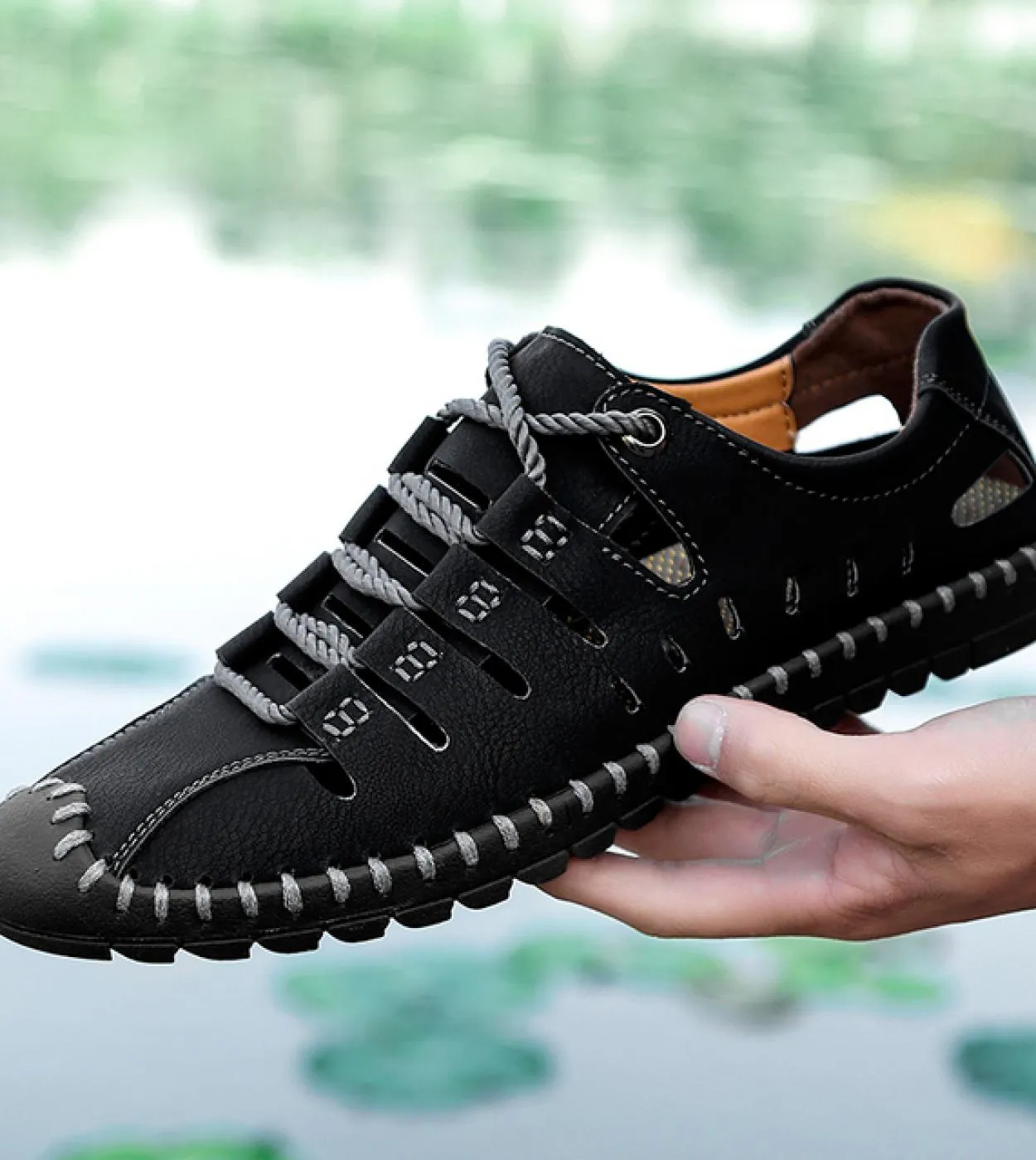 Sandali da uomo Comode scarpe casual da esterno 2023 Summer Beach Casual Walking Sneakers da uomo Sandali casual da spiaggia da