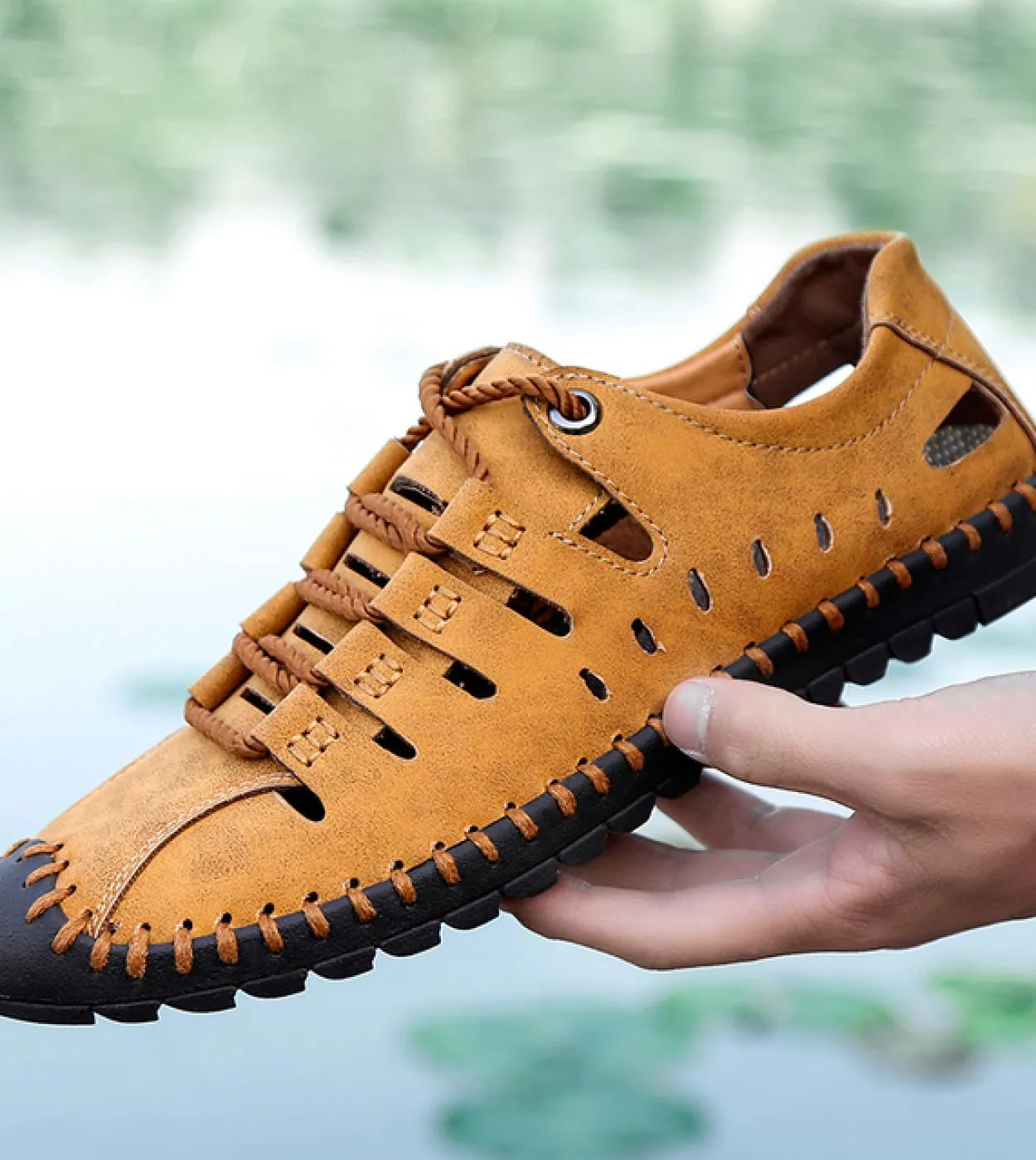Sandali da uomo Comode scarpe casual da esterno 2023 Summer Beach Casual Walking Sneakers da uomo Sandali casual da spiaggia da