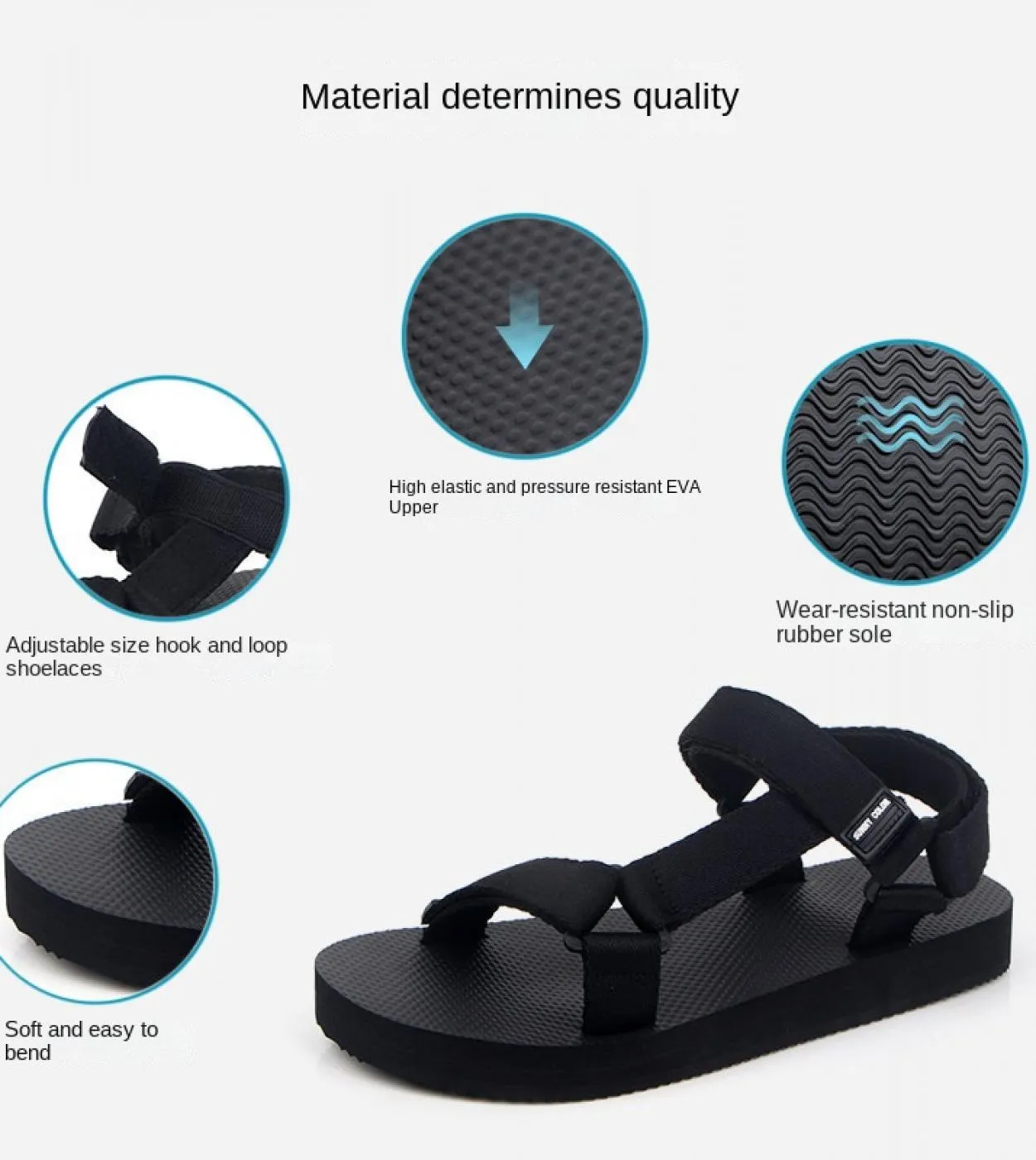 Sandali da uomo Scarpe estive casual semplici Scarpe da ginnastica comode Sandali da vacanza al mare allaperto 2023 Nuovi sanda