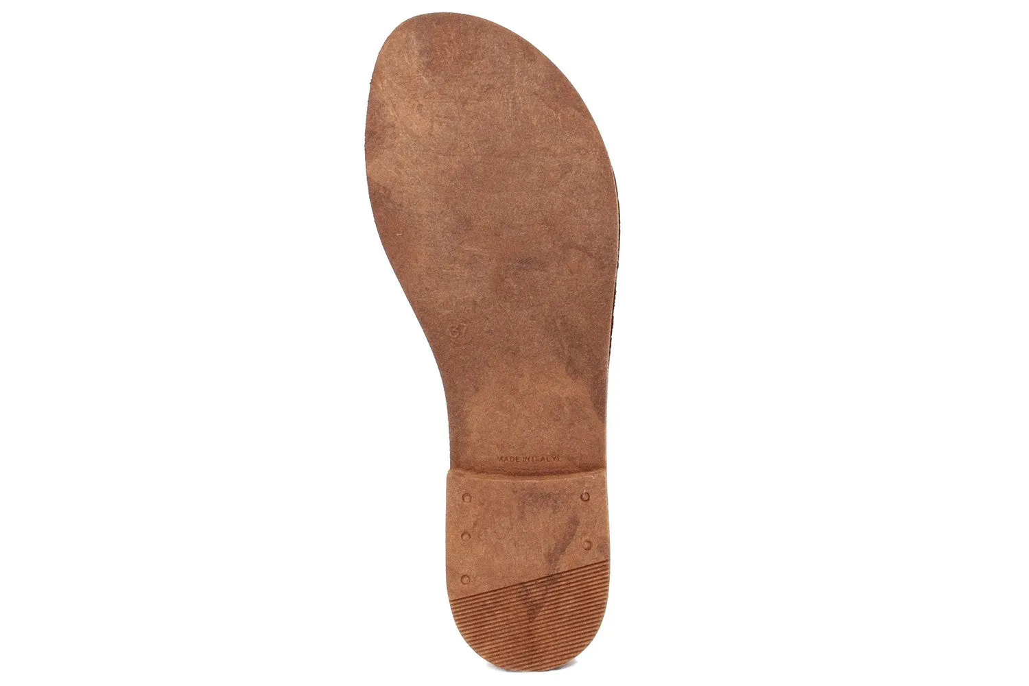 Sandali flat Donna in Pelle Giallo