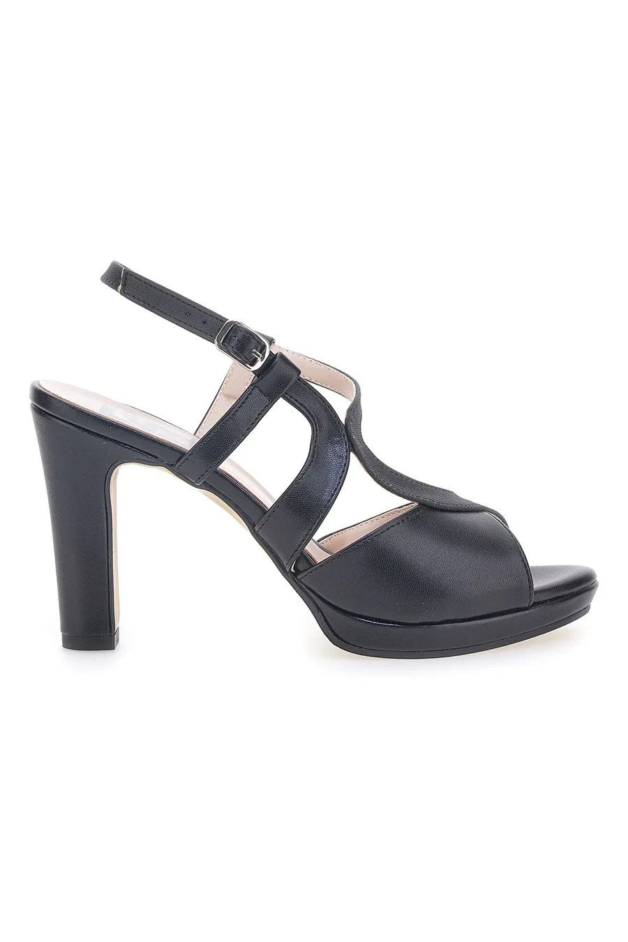Sandali Neri con Tacco Pittarello Love 4580