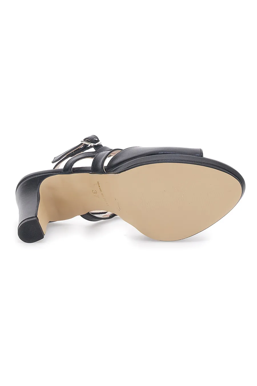 Sandali Neri con Tacco Pittarello Love 4580