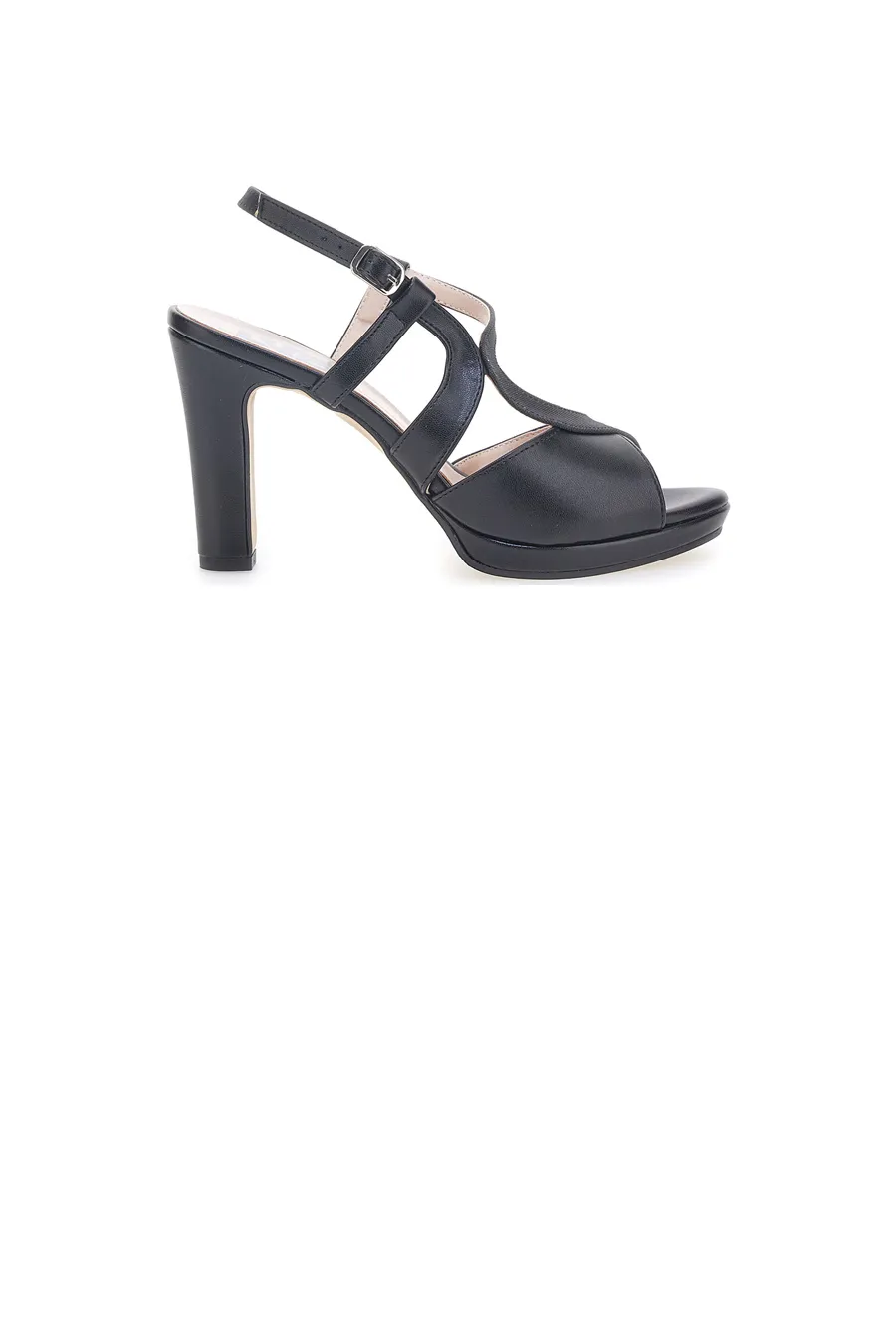 Sandali Neri con Tacco Pittarello Love 4580