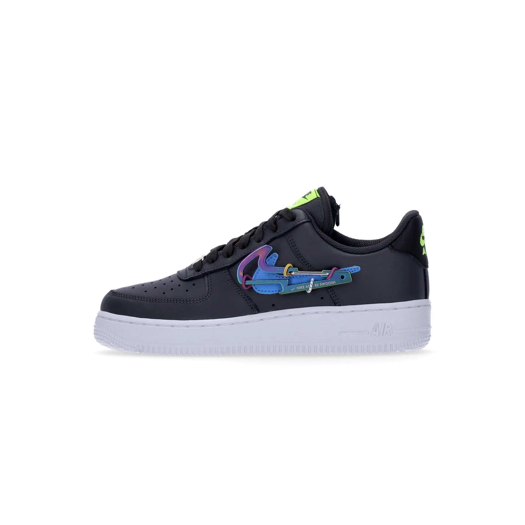 Scarpa Bassa Uomo Air Force 1 '07 Premium Dk Smoke Grey/photo Blue/volt