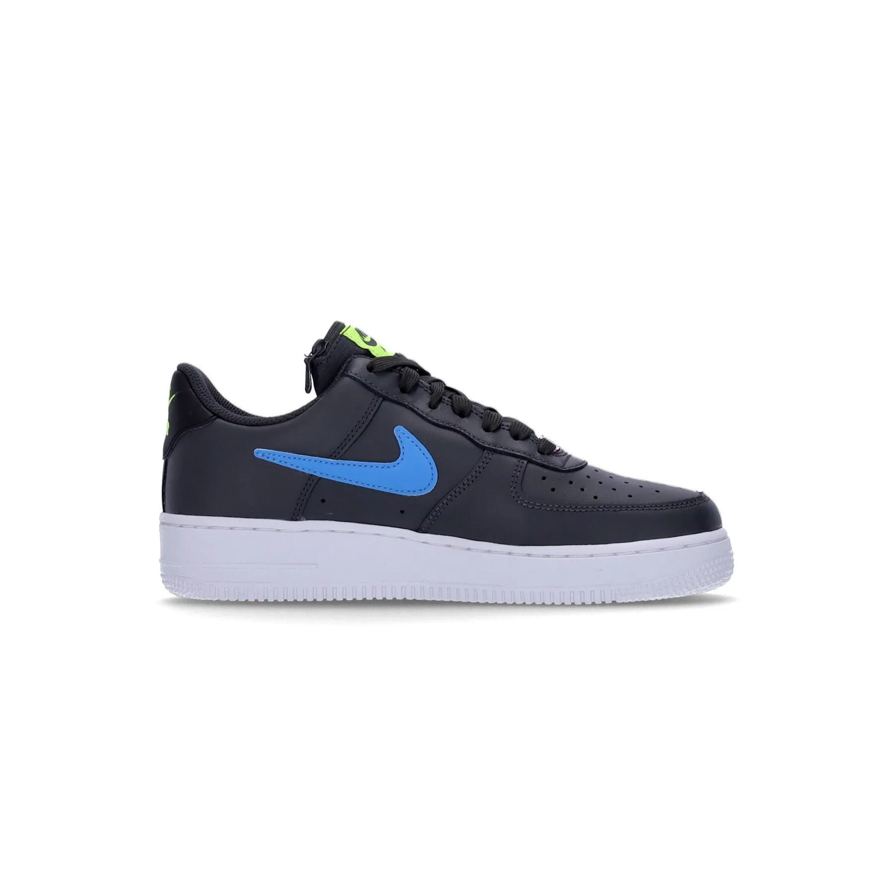 Scarpa Bassa Uomo Air Force 1 '07 Premium Dk Smoke Grey/photo Blue/volt