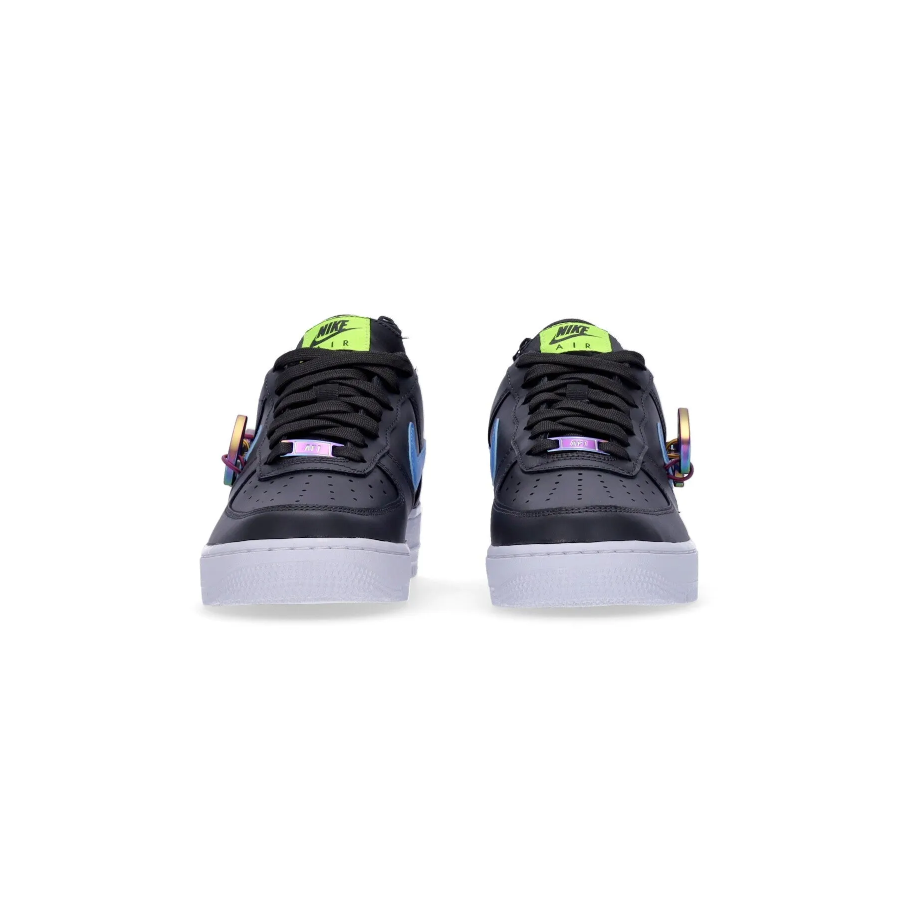 Scarpa Bassa Uomo Air Force 1 '07 Premium Dk Smoke Grey/photo Blue/volt
