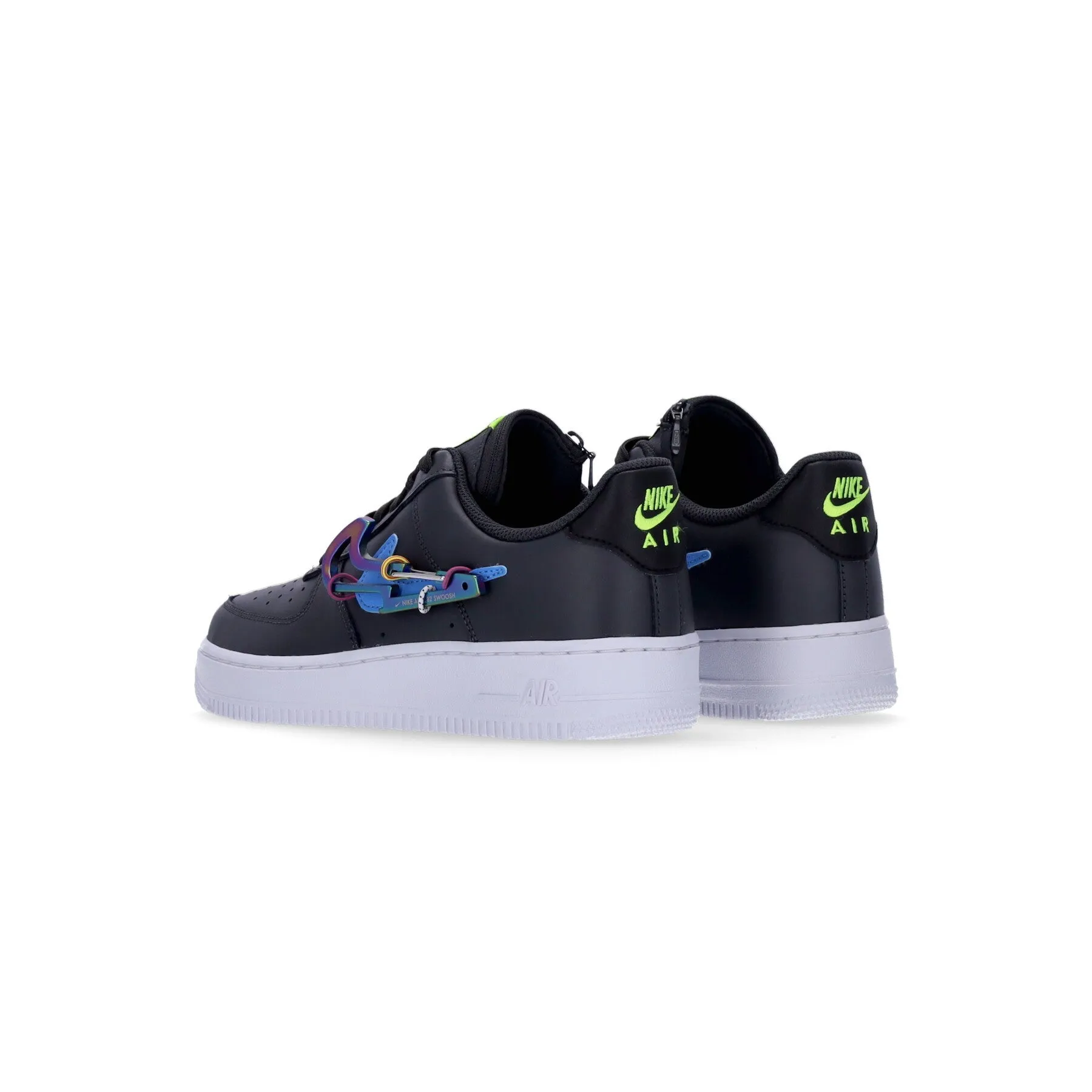 Scarpa Bassa Uomo Air Force 1 '07 Premium Dk Smoke Grey/photo Blue/volt