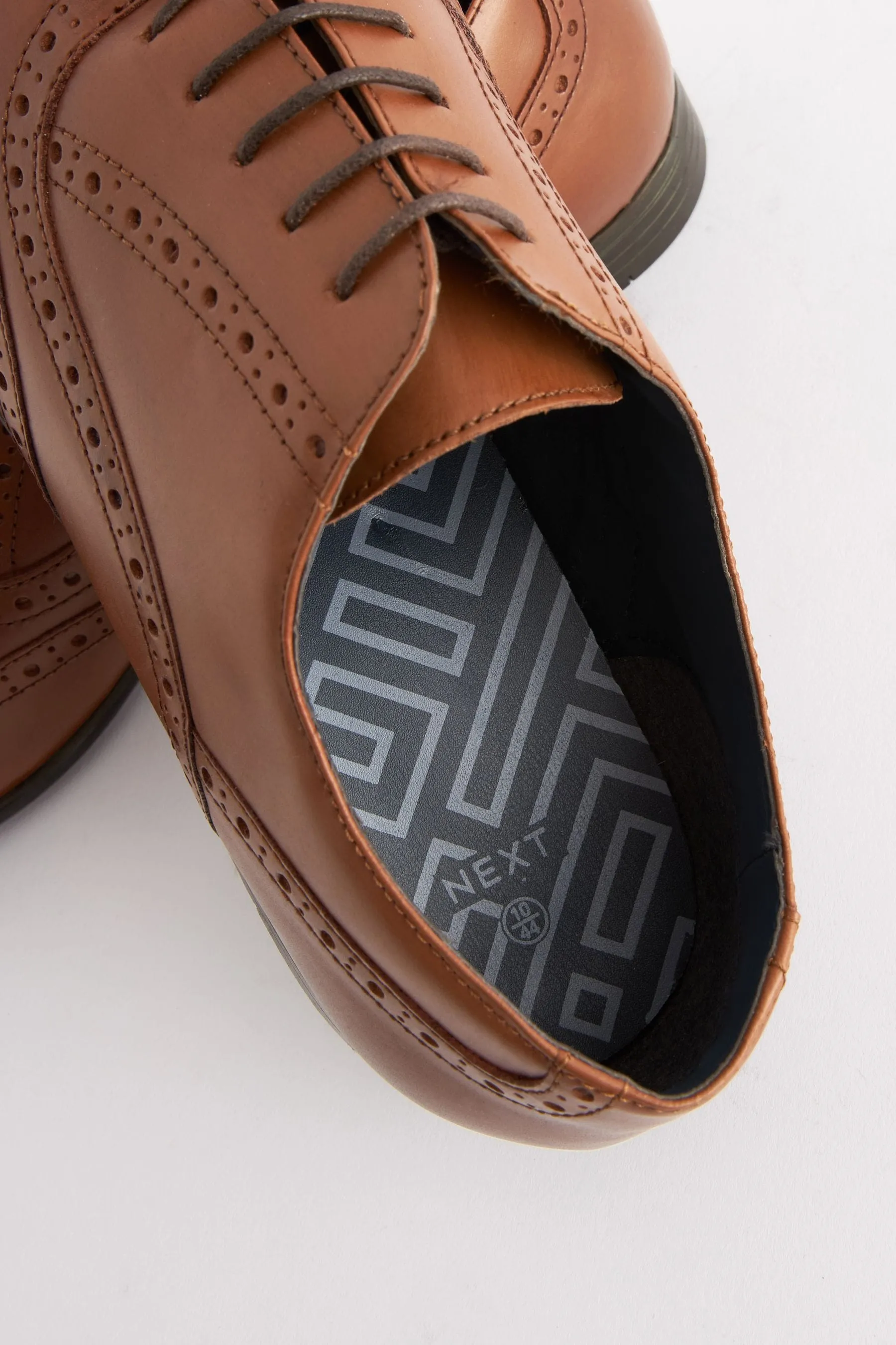 Scarpe brogue Oxford in pelle    