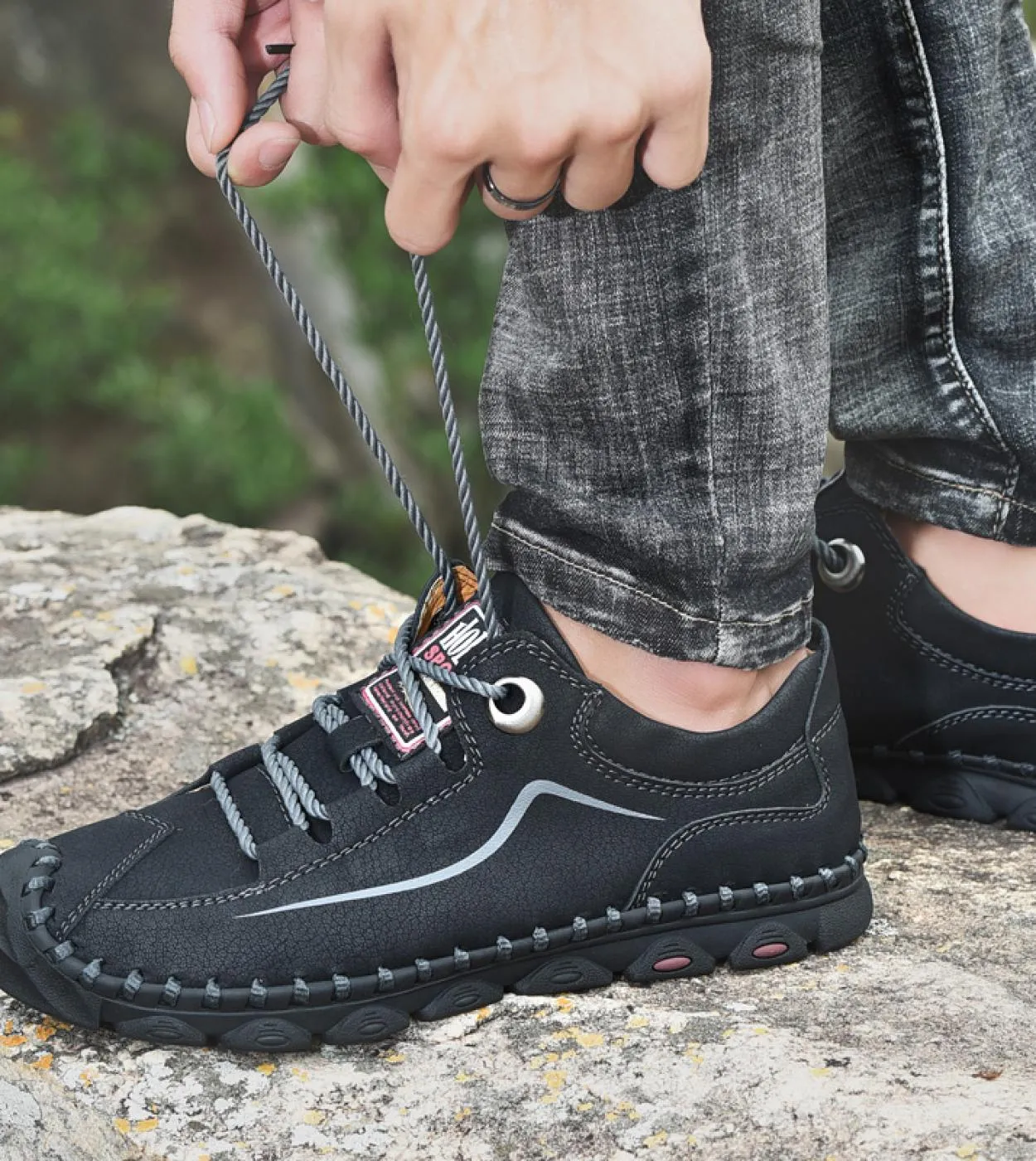 Scarpe casual da uomo in vera pelle 2023 nuovo uomo scarpe da ginnastica di lusso uomo scarpe sportive allaperto uomo in pelle