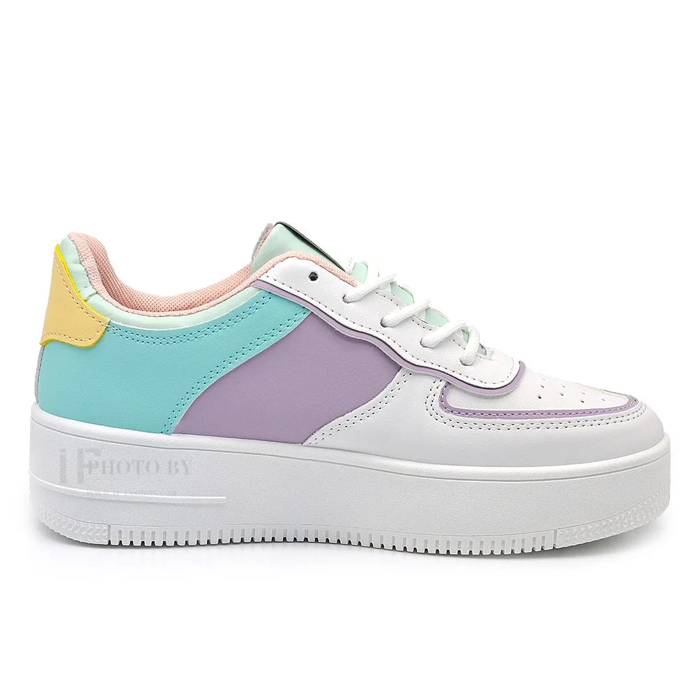 Scarpe Da Donna Ginnastica Sportive Sneaker Platform Colorati 85-701