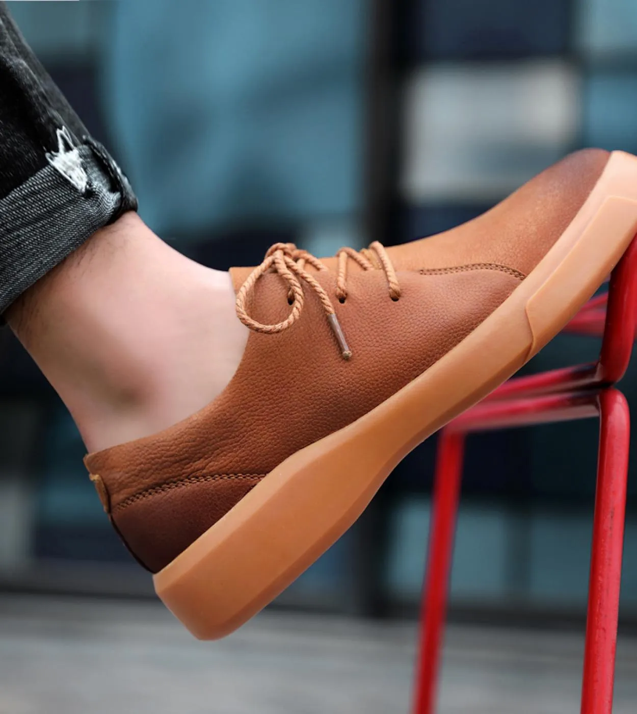 Scarpe da uomo di lusso casual in vera pelle di alta qualità per il tempo libero Scarpe comode allinterno fatte a mano Scarpe d