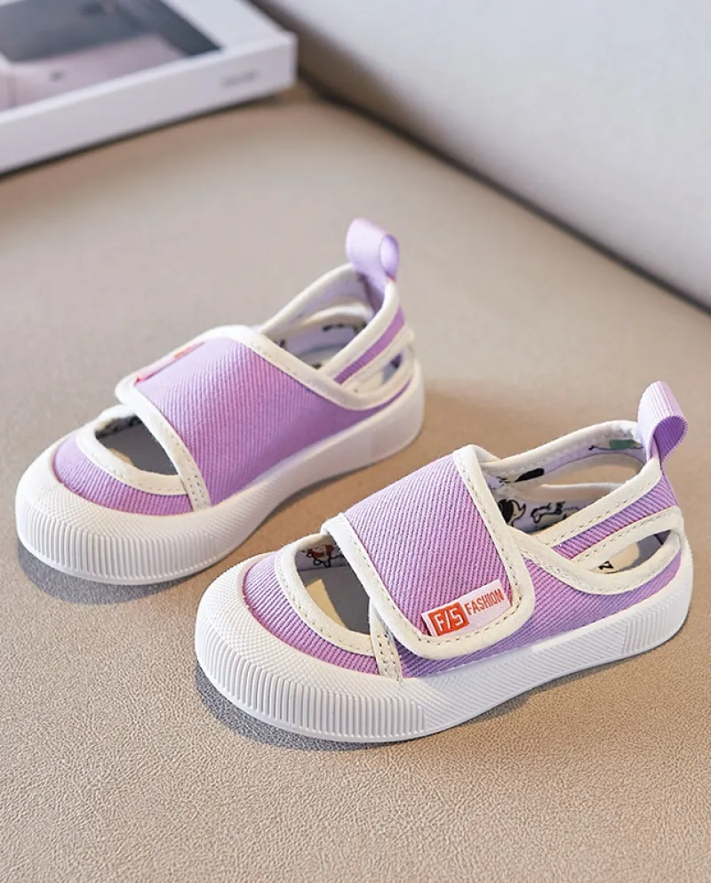 Scarpe estive per bambini in velcro Scarpe da bambino casual con fondo morbido per ragazzi e ragazze