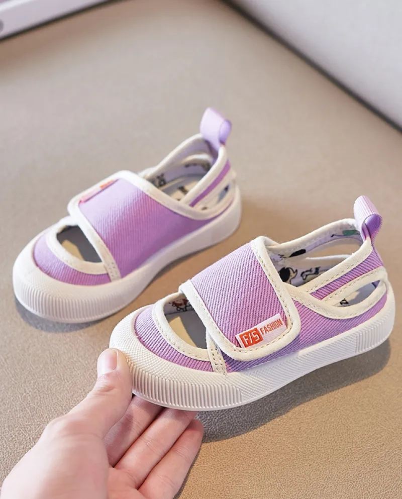 Scarpe estive per bambini in velcro Scarpe da bambino casual con fondo morbido per ragazzi e ragazze