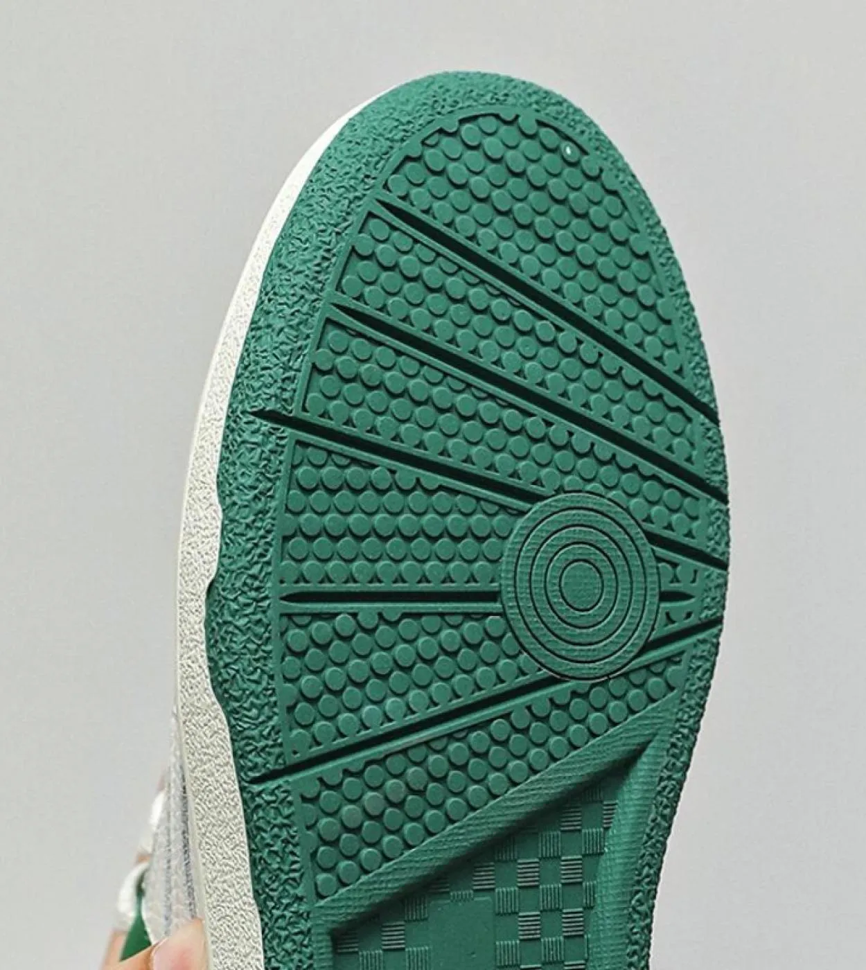 Scarpe in osso da uomo Sneakers traspiranti verdi Scarpe casual in pelle da uomo Scarpe stringate da uomo Skel Flats Grigio Nero