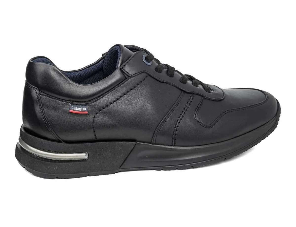 Scarpe uomo Callaghan - Art. 91312 - sneakers in pelle nero casual