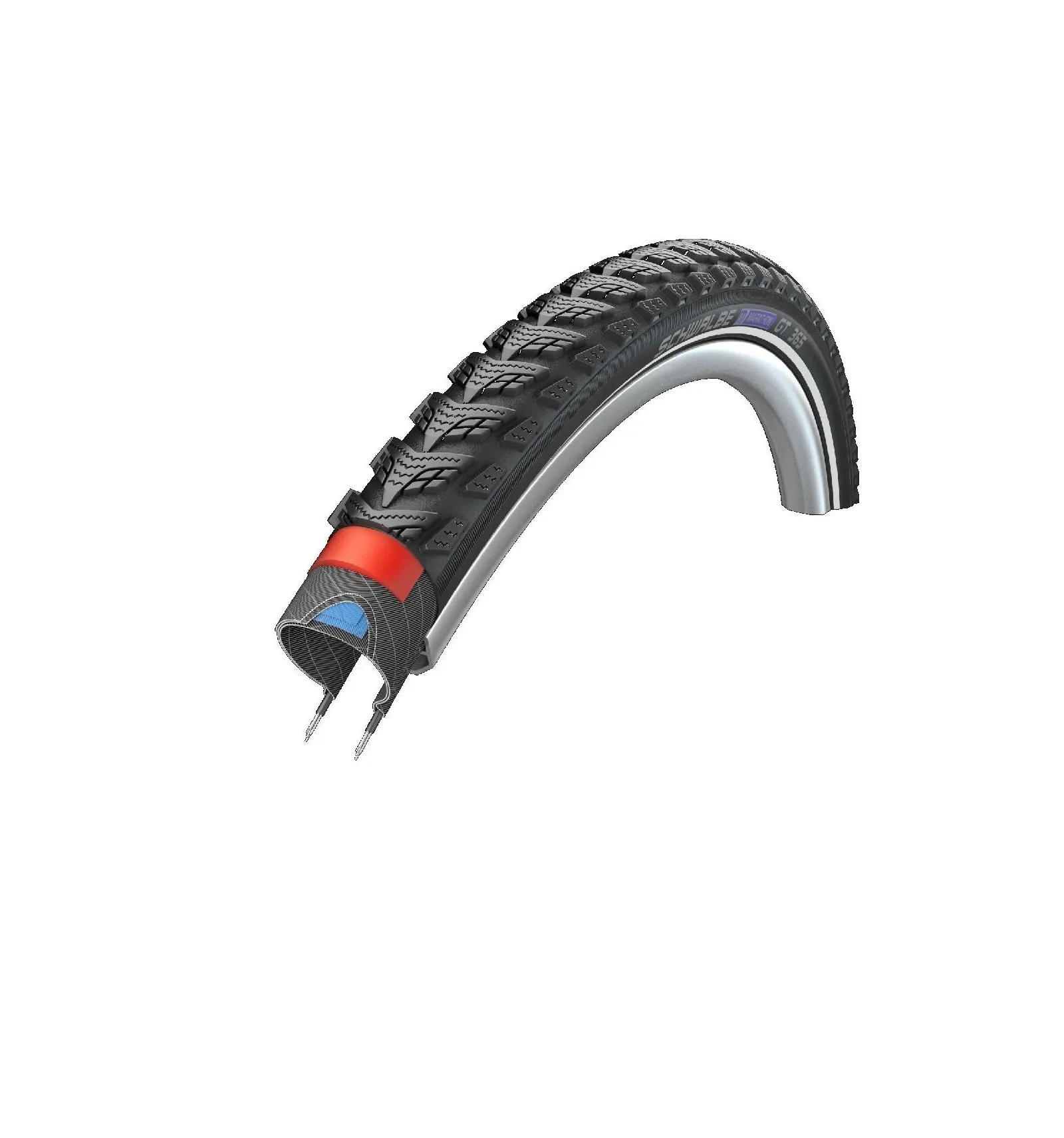 Schwalbe E-Bike MARATHON GT 365 28x2.15 copertura rigida nero Reflex Performance Line