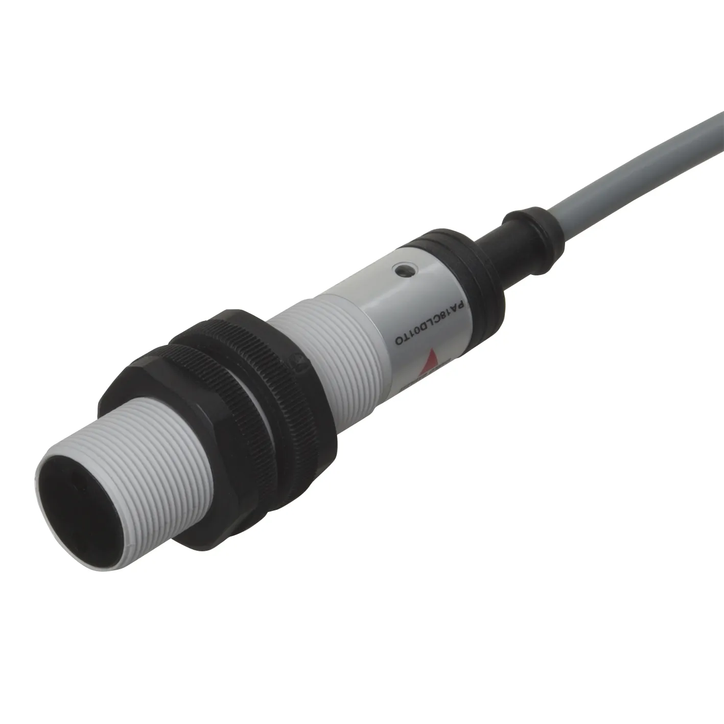 Sensore fotoelettrico Cilindrico Carlo Gavazzi, a riflessione diffusa, rilevamento 0 → 200 mm, uscita Due fili