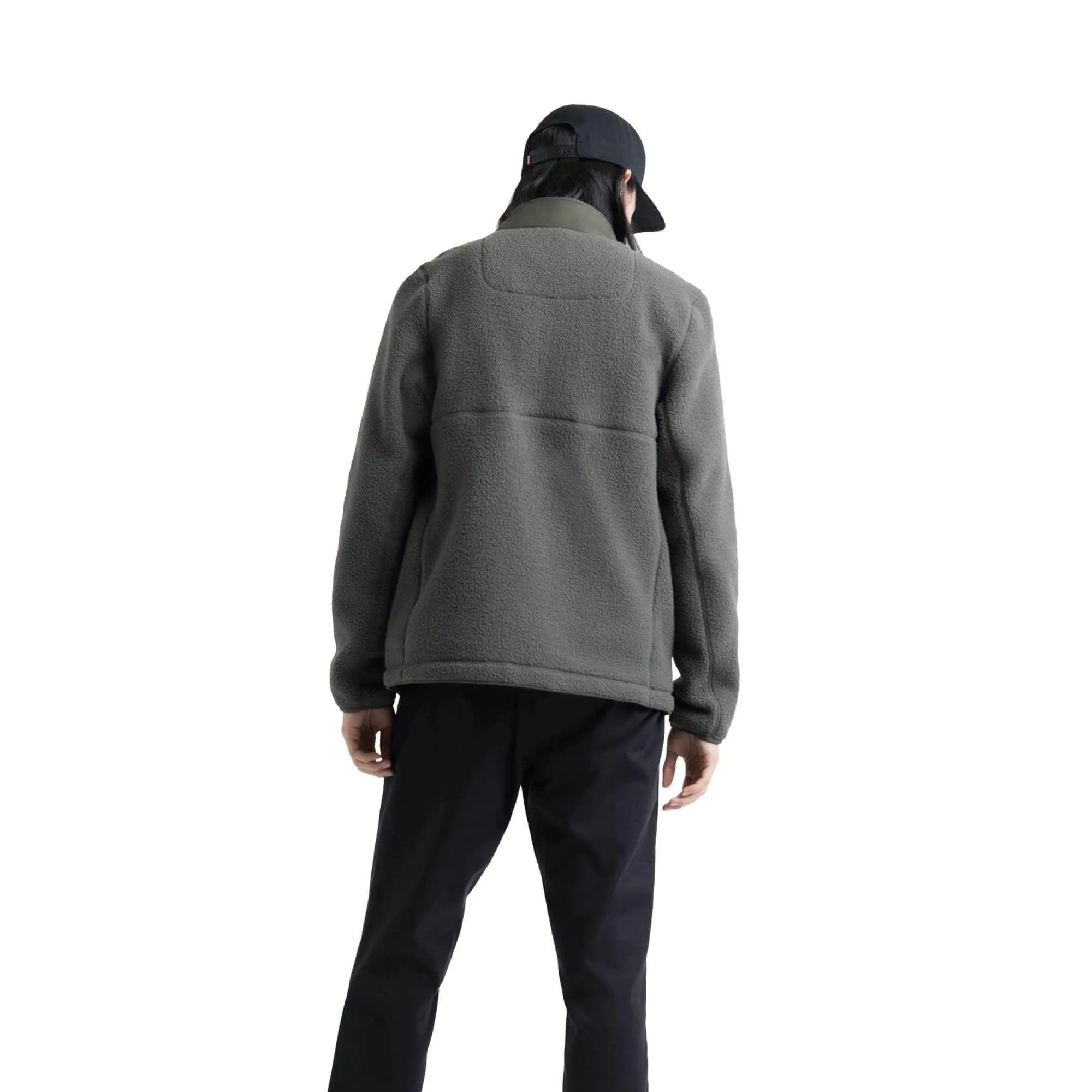 Sherpa Full Zip Dark Olive