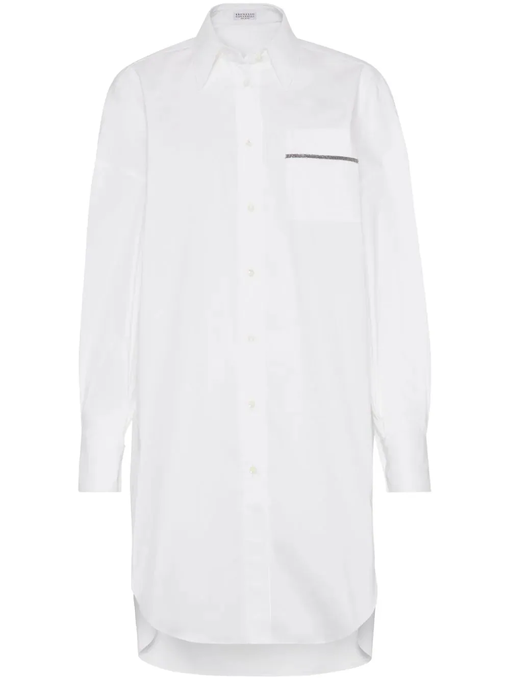 Shirt Brunello Cucinelli con dettaglio monili