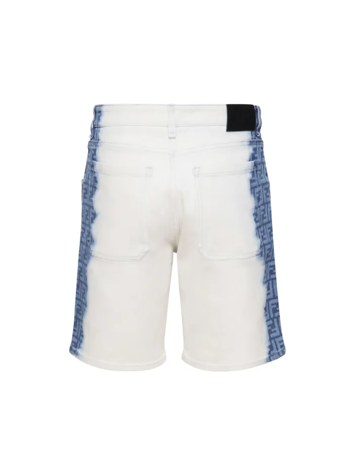 SHORTS FF IN DENIM DI COTONE