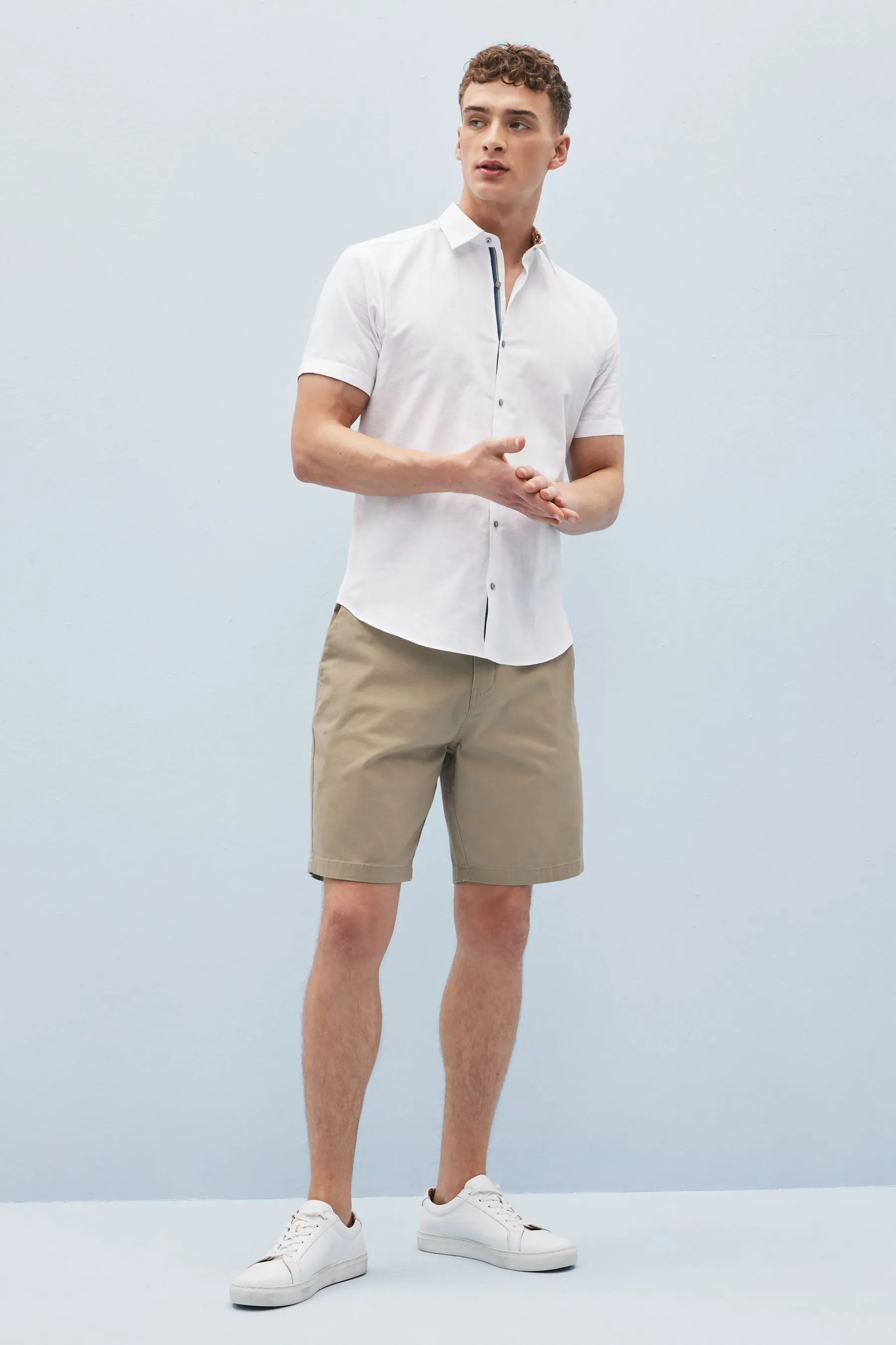 Shorts Pantaloni chino elasticizzati da 3 Confezione