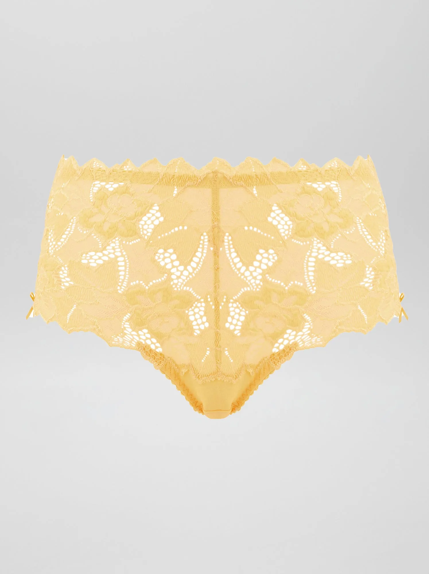 Slip in pizzo 'Sans Complexe' - GIALLO