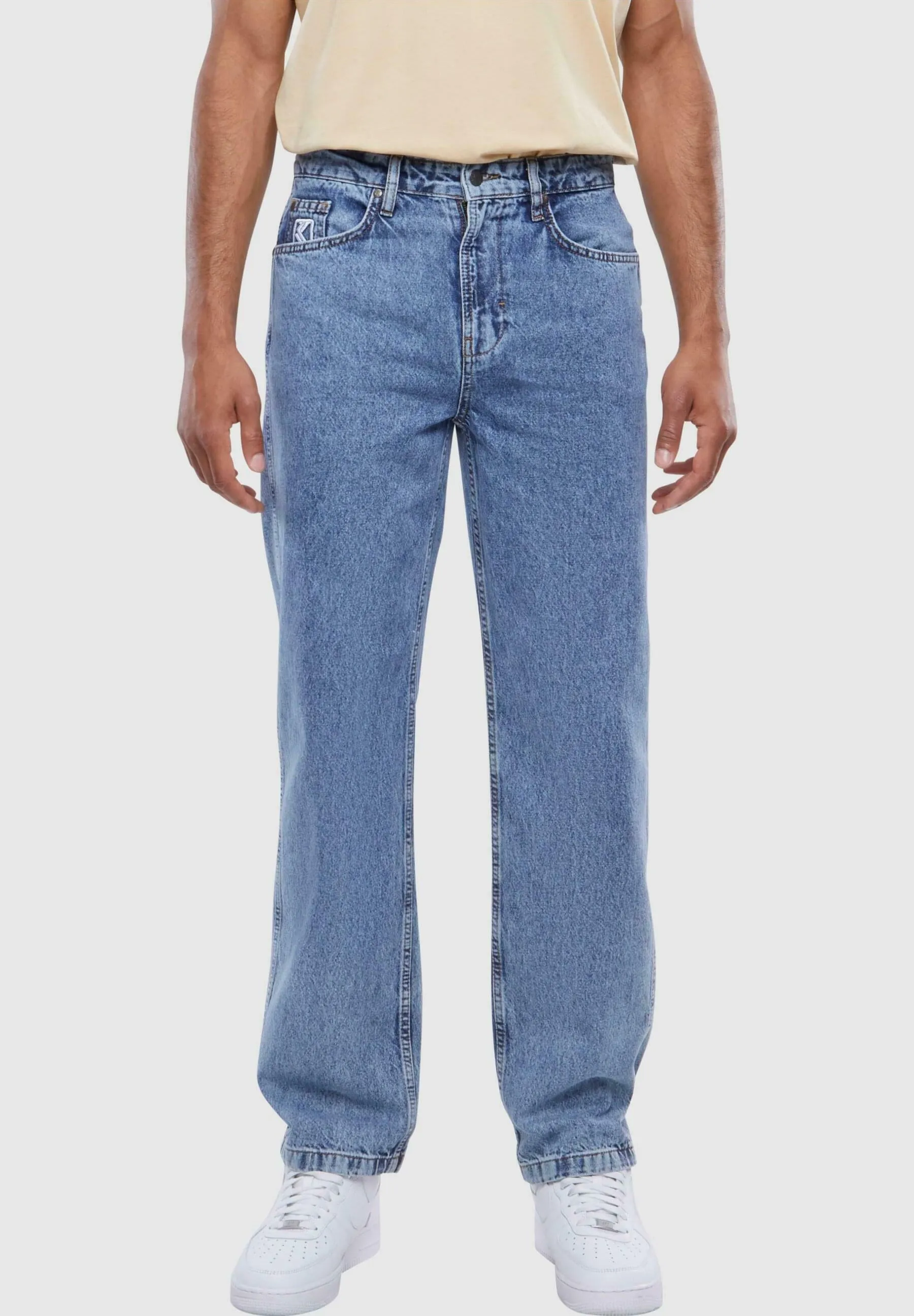 SMALL SIGNATURE GY FIVE POCKET DENIM - Jeans a sigaretta