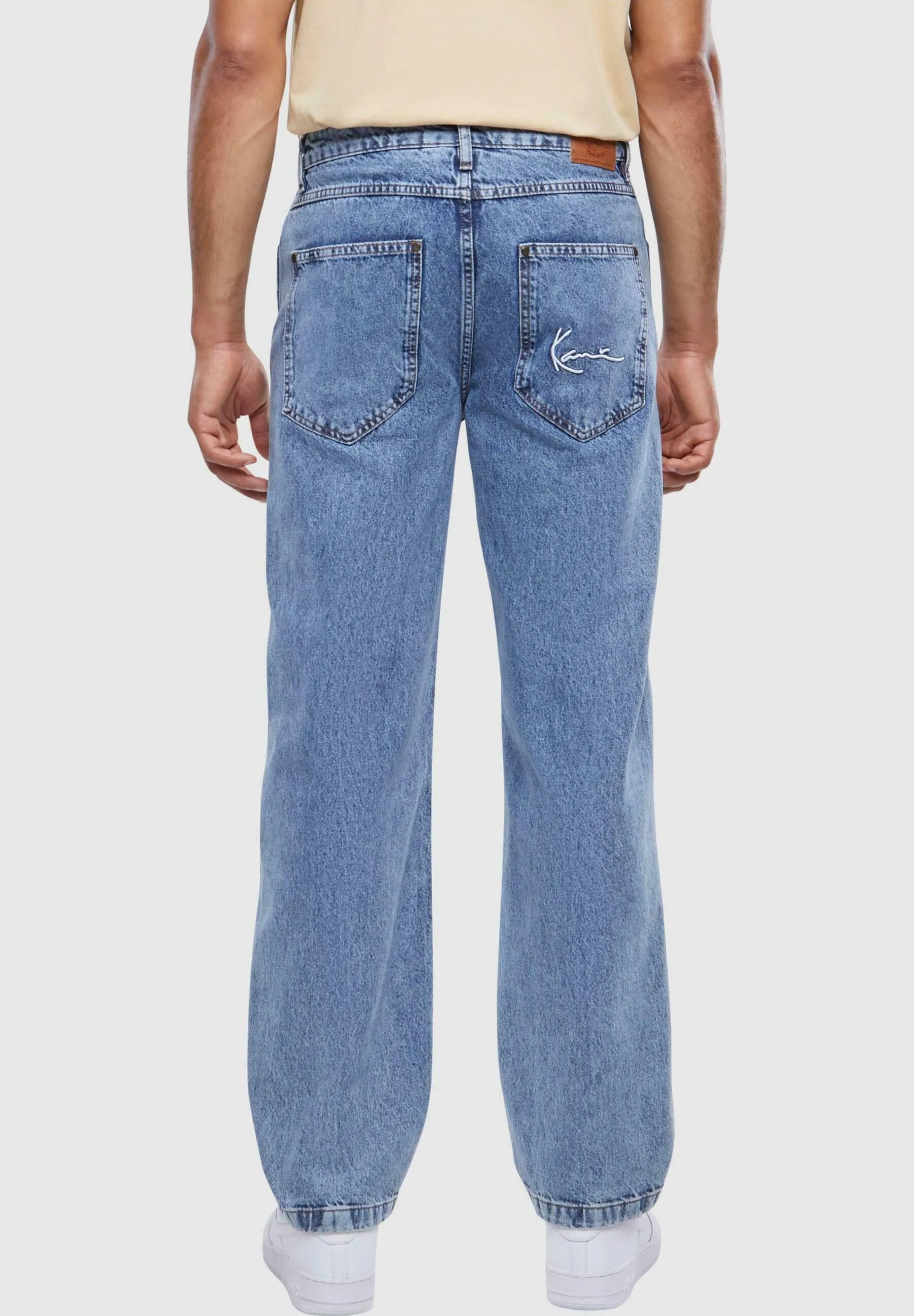 SMALL SIGNATURE GY FIVE POCKET DENIM - Jeans a sigaretta
