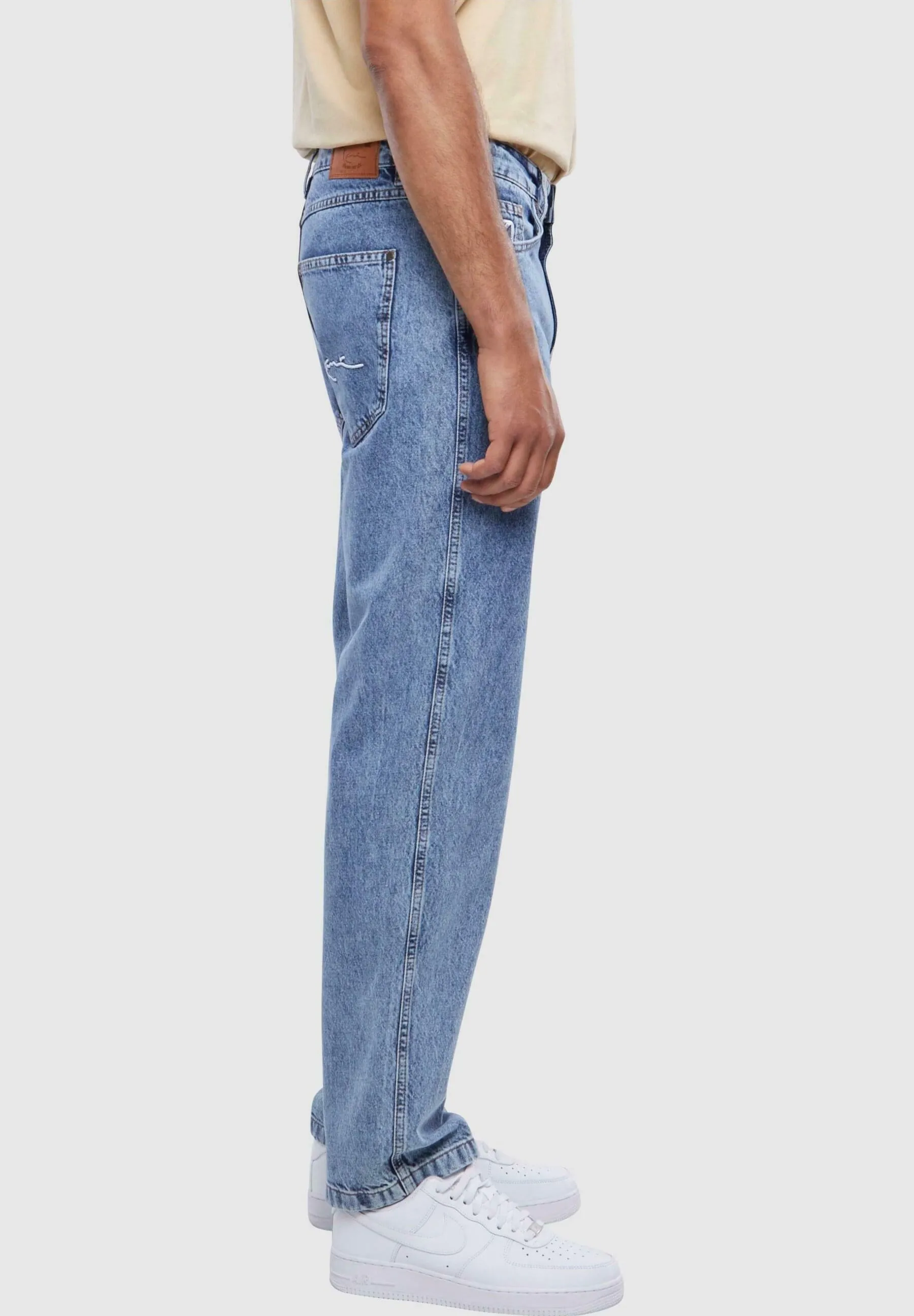 SMALL SIGNATURE GY FIVE POCKET DENIM - Jeans a sigaretta