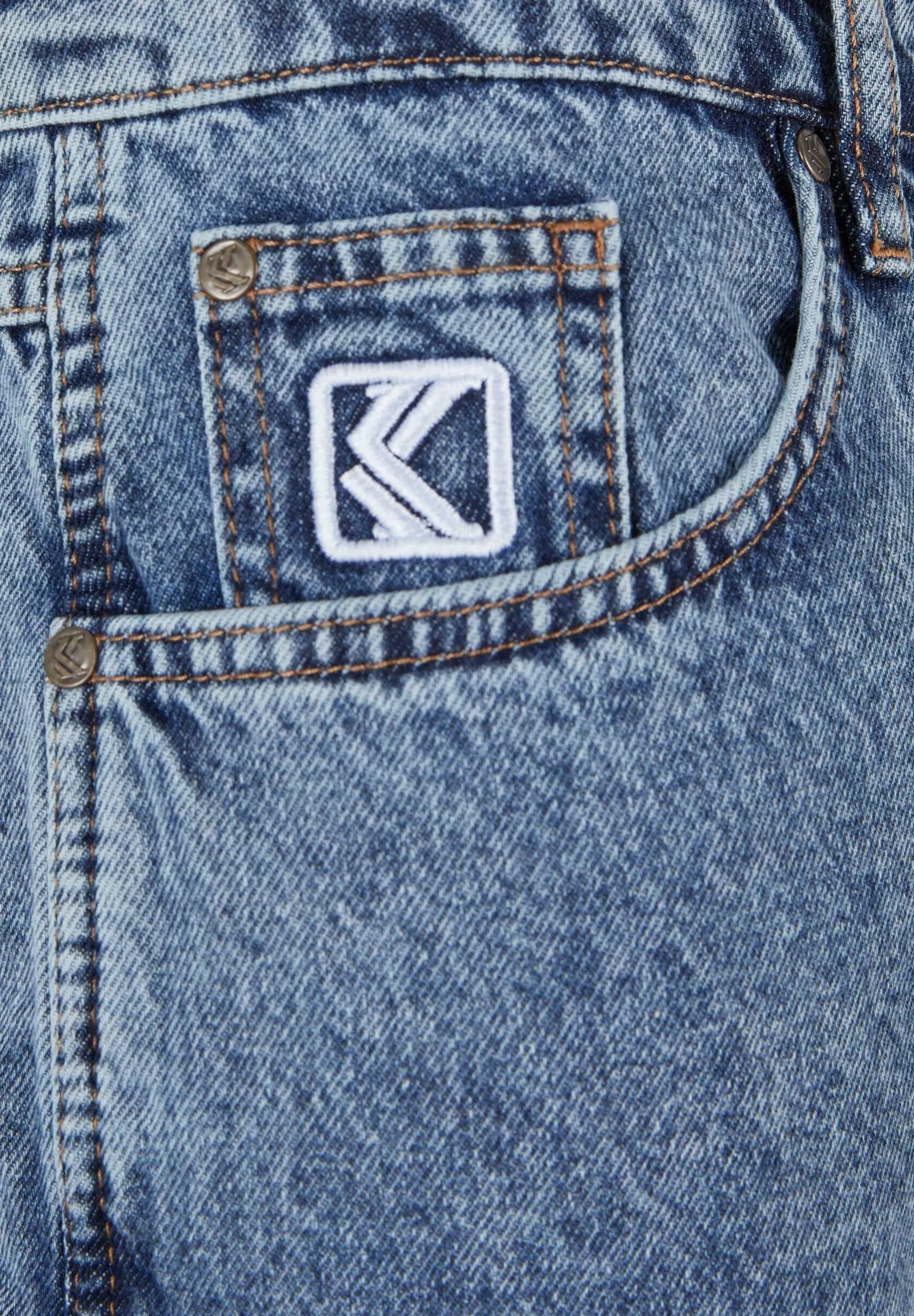 SMALL SIGNATURE GY FIVE POCKET DENIM - Jeans a sigaretta