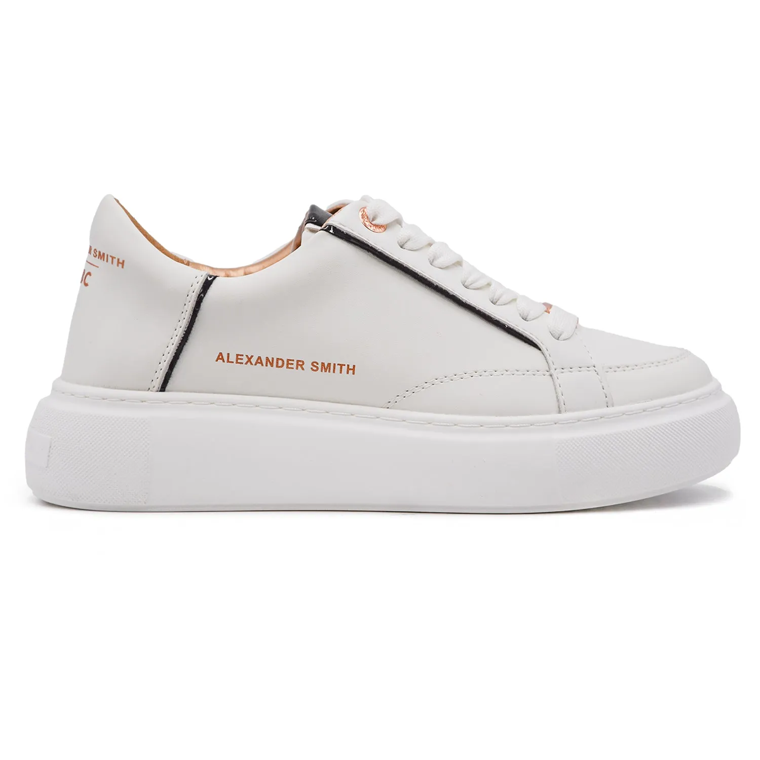 Sneakers Alexander Smith Donna Bianco Nero Anima Ecosostenibile
