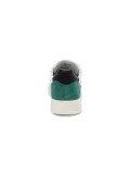 Sneakers D.A.T.E. COURT 2.0 COLORED in pelle e camoscio bianco e verde