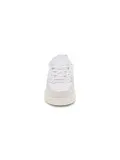 Sneakers D.A.T.E. COURT 2.0 COLORED in pelle e camoscio bianco e verde