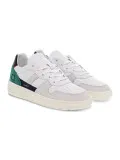 Sneakers D.A.T.E. COURT 2.0 COLORED in pelle e camoscio bianco e verde