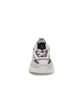 Sneakers D.A.T.E. FUGA MESH in camoscio e tessuto bianco e blu