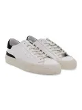 Sneakers D.A.T.E. SONICA CALF in pelle bianco e nero