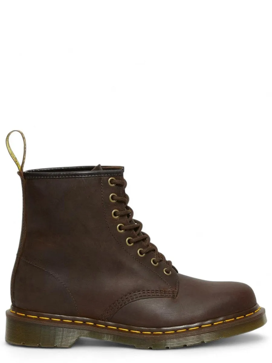 Stivali Stringati 1460 in Pelle Crazy Horse