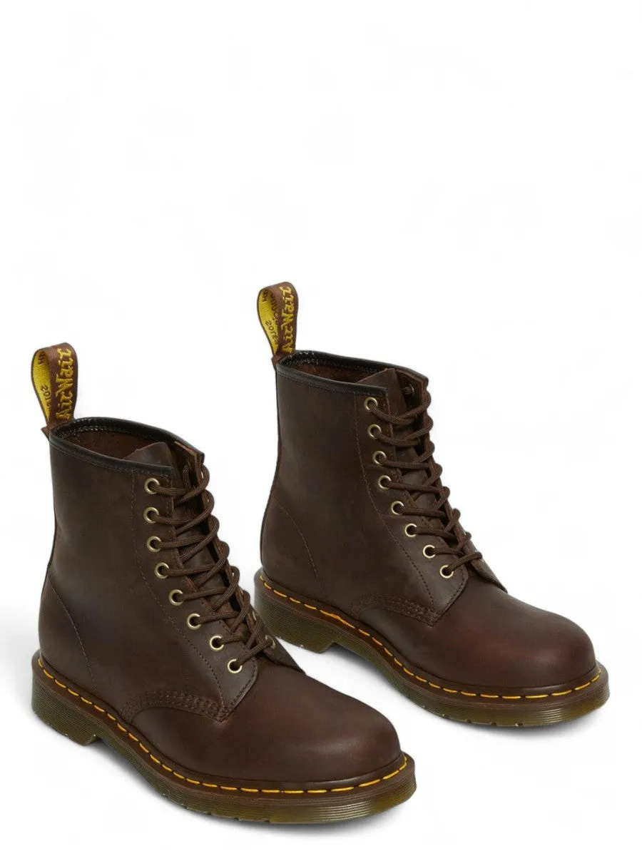 Stivali Stringati 1460 in Pelle Crazy Horse