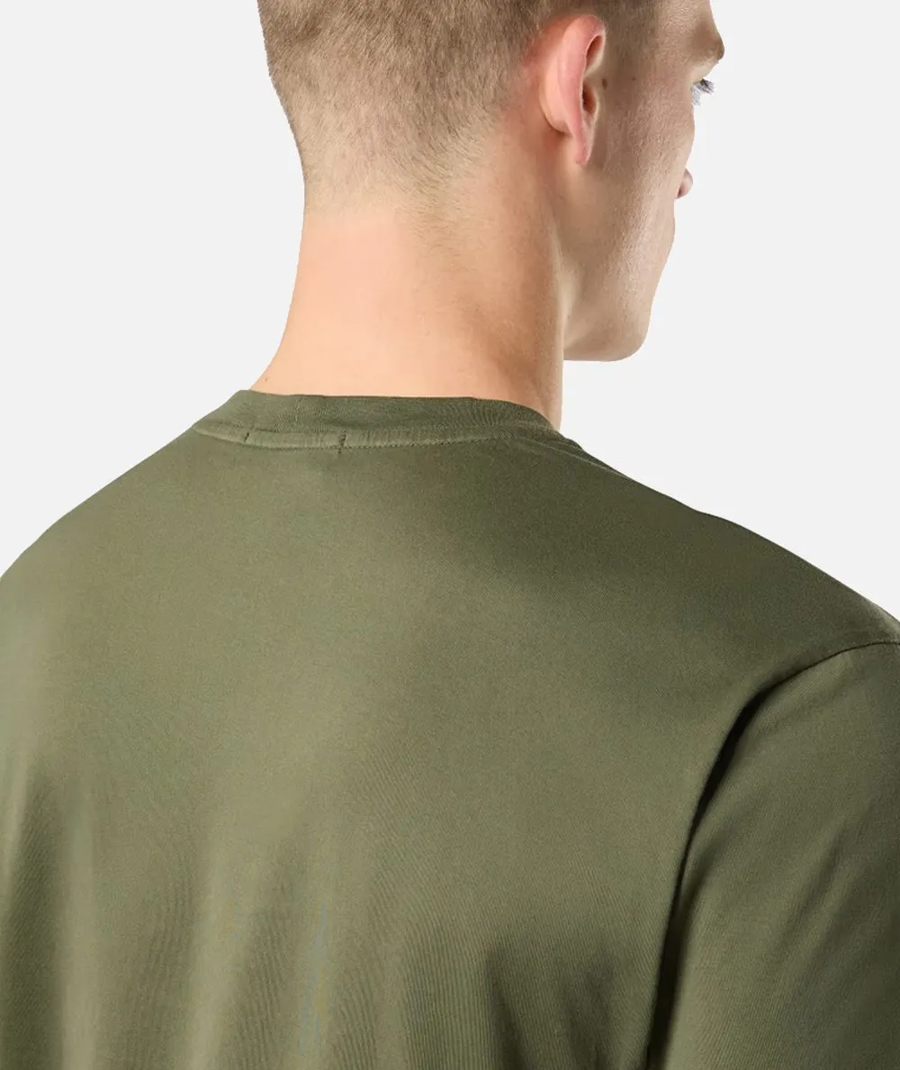 STONE ISLAND--T-shirt a maniche corte con vestibilità slim